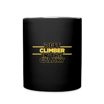 Best climber in the galaxy Mountaineer - Tasse einfarbig - Schwarz - Vorne