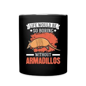 Armadillo Gift Armadillo - Full Colour Mug - black - Front