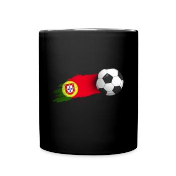 Cadeau de football au Portugal - Mug uni - noir - Devant