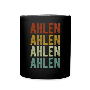 Ahlen Stadt Retro Vintage - Tasse einfarbig - Schwarz - Vorne