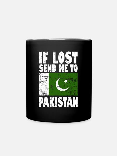 Pakistan Flag Saying - Full Colour Mug - black