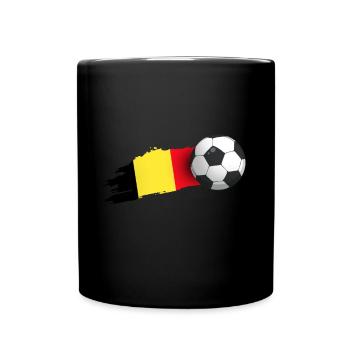 Belgien-fußball-geschenk - Tasse einfarbig - Schwarz - Vorne