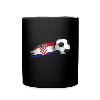 Kroatien-fußball-geschenk - Tasse einfarbig - Schwarz - Vorne