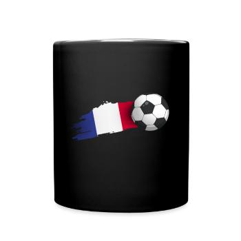 Cadeau de football français - Mug uni - noir - Devant