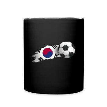 South Korea Football Gift - Full Colour Mug - black - Front