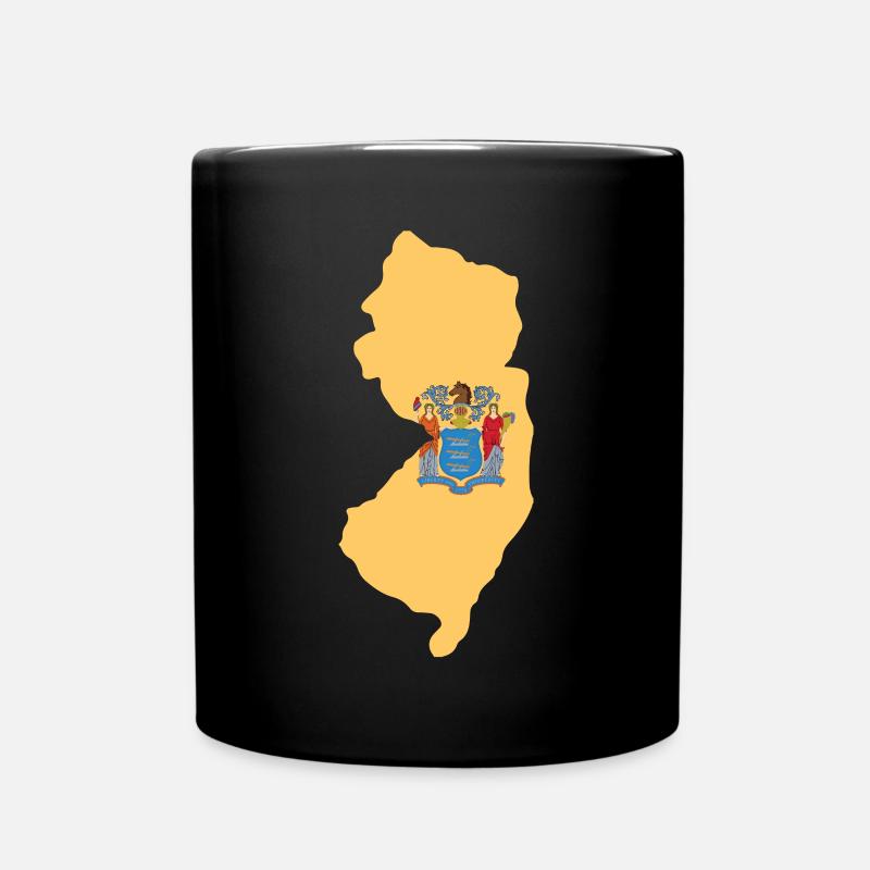 Regalo de la casa de Nueva Jersey - Taza monocolor - negro