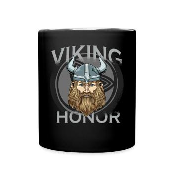 Ehre der Wikingerkrieger - Nordische Kultur - Tasse einfarbig - Schwarz - Vorne