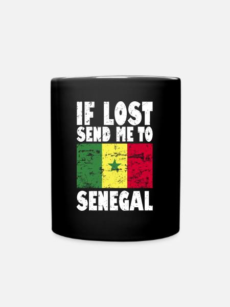 Drapeau du Sénégal - Mug uni - noir