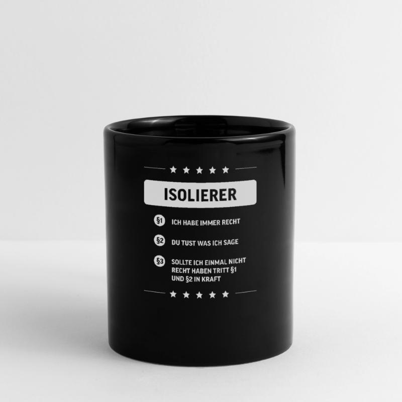 Isolierer I Isolierfacharbeiter oder Tasse einfarbig