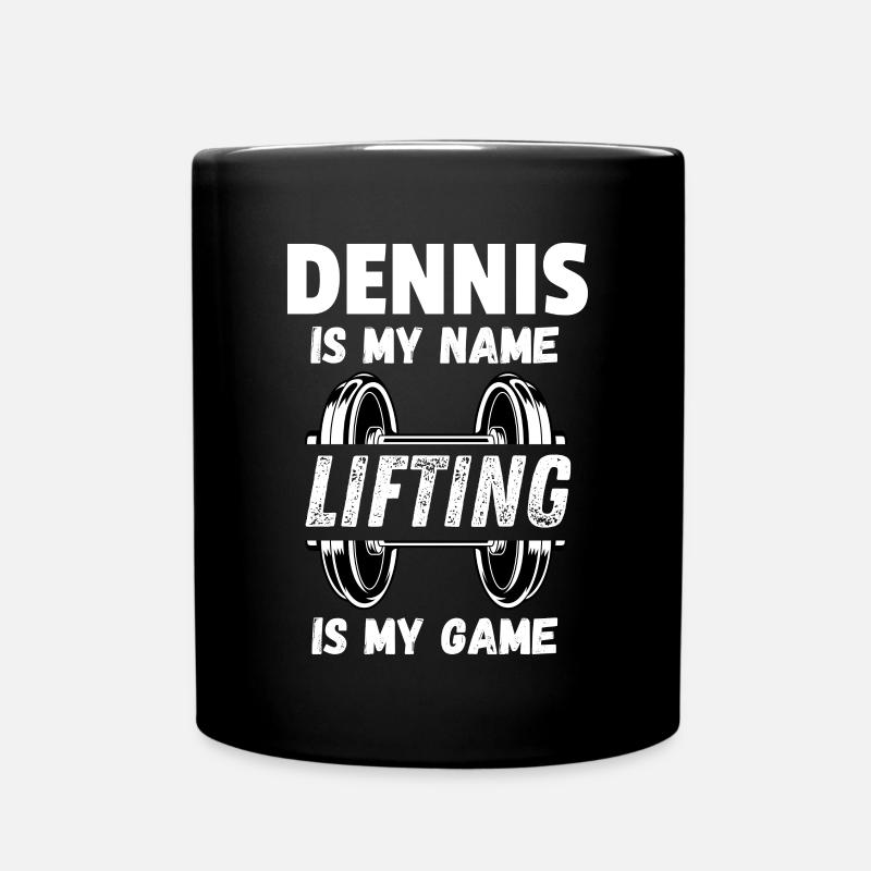 Conception de gymnase Hommes personnalisés - Mug uni - noir