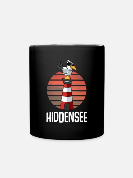 Ostseeinsel Hiddensee - Tasse einfarbig - Schwarz