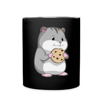 Hamster Cookie - Mug uni - noir - Devant