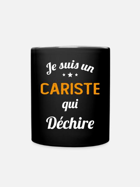 je suis un cariste qui déchire - Mug uni - noir
