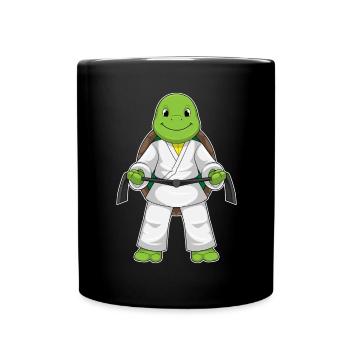 Tortue Karaté Arts Martiaux - Mug uni - noir - Devant