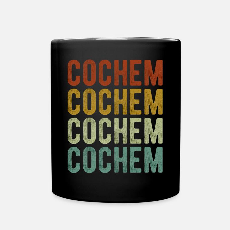 Cochem Stadt Retro Vintage - Tasse einfarbig - Schwarz
