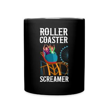 Roller Coaster Roller Coaster - Full Colour Mug - black - Front