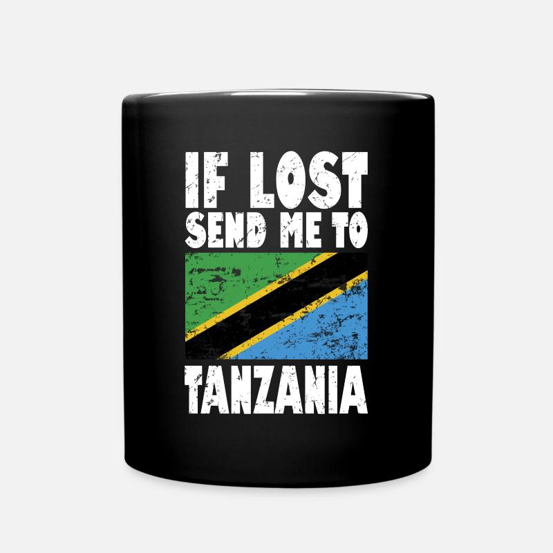 Drapeau de la Tanzanie - Mug uni - noir