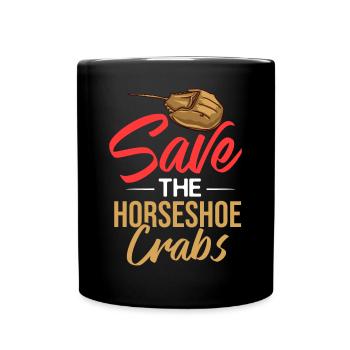 Horseshoe crab Horseshoe crab Moluccan crabs - Full Colour Mug - black - Front