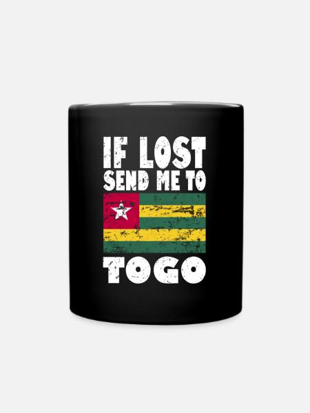 Drapeau du Togo - Mug uni - noir