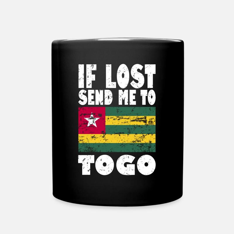 Drapeau du Togo - Mug uni - noir