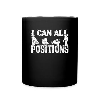 Photographe de l’appareil photo Je peux gérer toutes les positions - Mug uni - noir - Devant