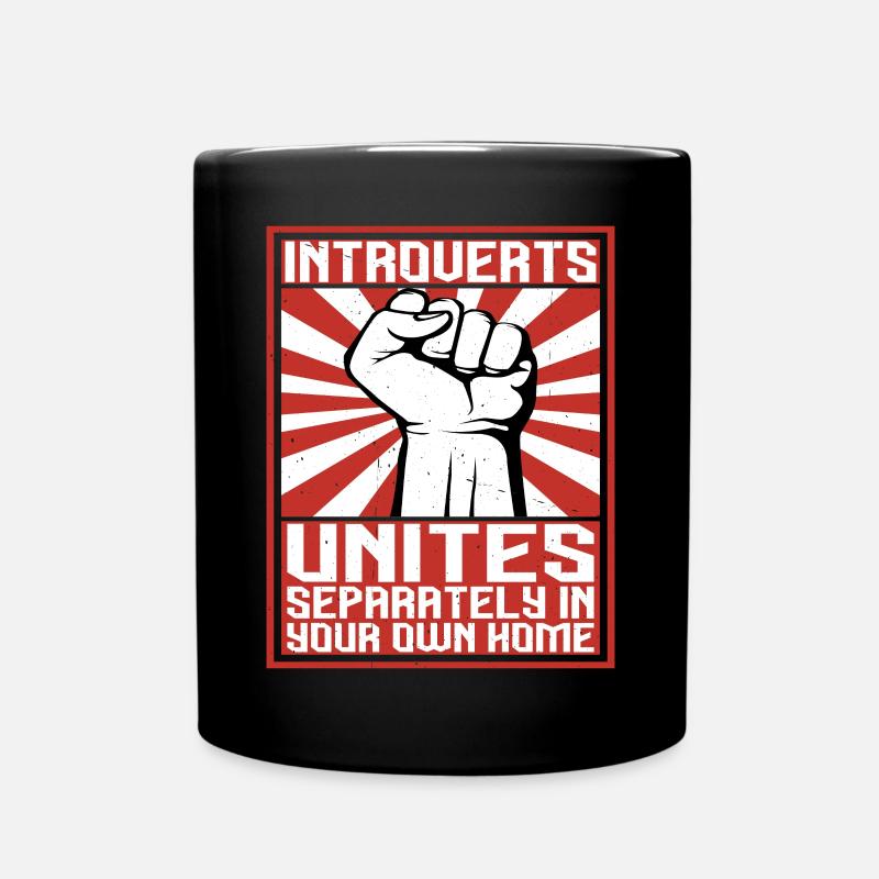 Introvertis s’unit séparément dans votre propre maison 2 - Mug uni - noir
