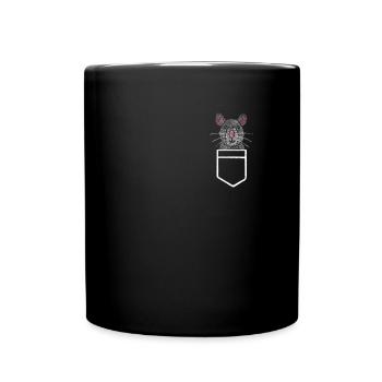 Propriétaire de souris Souris domestiques Souris reproductrices RongeursAnimaux - Mug uni - noir - Devant