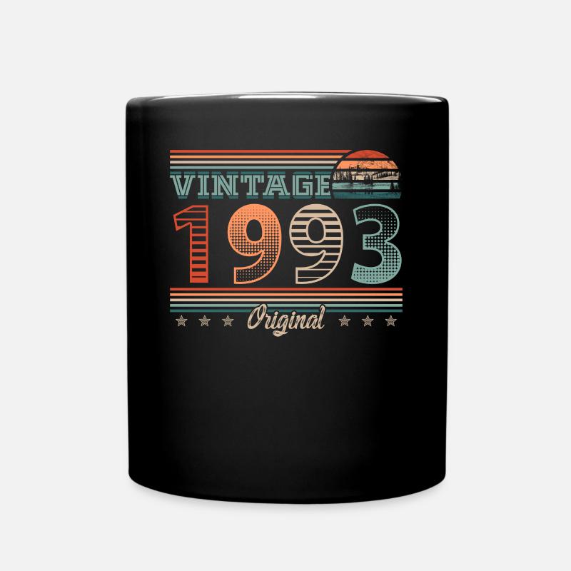 Millésime 1993 Année de naissance 1993 Anniversaire Hommes - Mug uni - noir