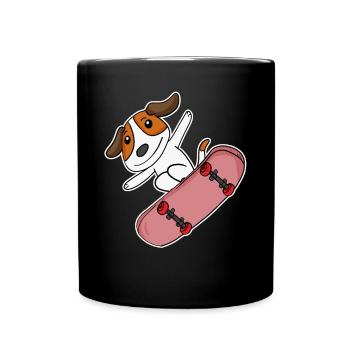 Belgischer Schäferhund - Tasse einfarbig - Schwarz - Vorne