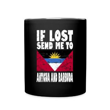 Drapeau d’Antigua-et-Barbuda - Mug uni - noir - Devant