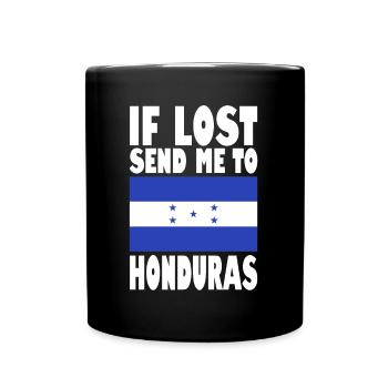 Honduras Flag Saying - Full Colour Mug - black - Front