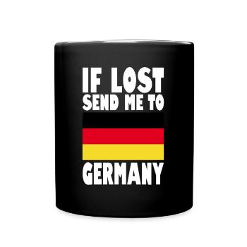 Germany Flag Slogan - Full Colour Mug - black - Front