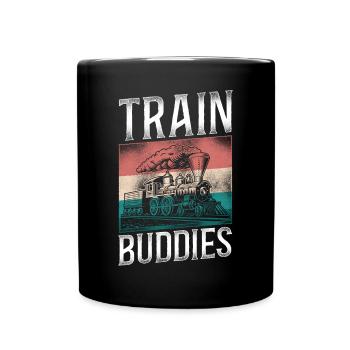 Conducteur de train à vapeur Trainspotting - Mug uni - noir - Devant