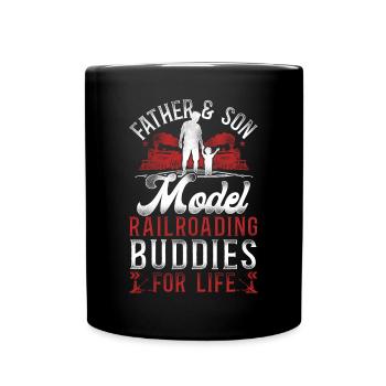 Conducteur de train à vapeur Trainspotting - Mug uni - noir - Devant