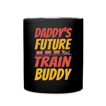 Steam Train Driver Trainspotting - Tasse einfarbig - Schwarz - Vorne