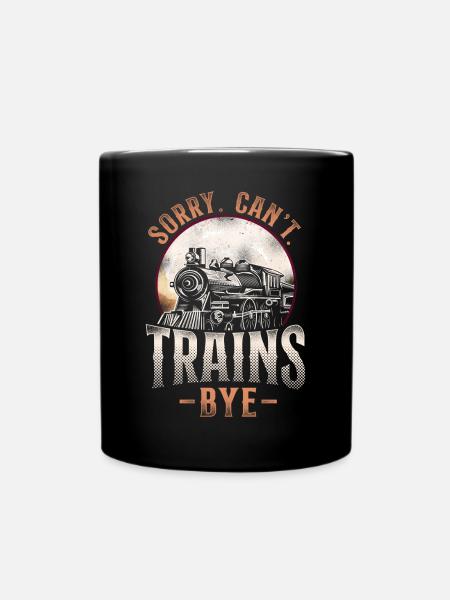 Conducteur de train à vapeur Trainspotting - Mug uni - noir