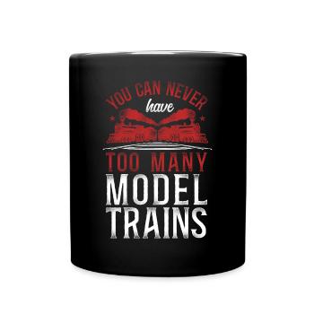 Steam Train Driver Trainspotting - Tasse einfarbig - Schwarz - Vorne