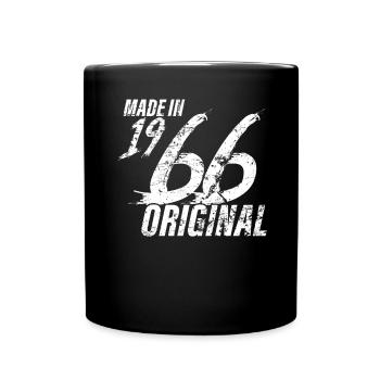 Made In 1966 Geburtsjahr 1966 Geburtstag Damen - Tasse einfarbig - Schwarz - Vorne