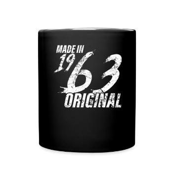 Made In 1963 Year of birth 1963 Birthday Women - Full Colour Mug - black - Front