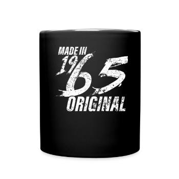 Fait En 1965 Année de naissance 1965 Anniversaire Femmes - Mug uni - noir - Devant