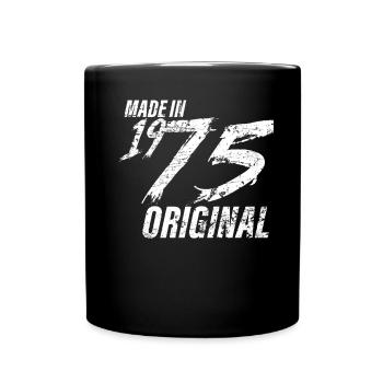 Made In 1975 Year of birth 1975 Birthday Women - Full Colour Mug - black - Front