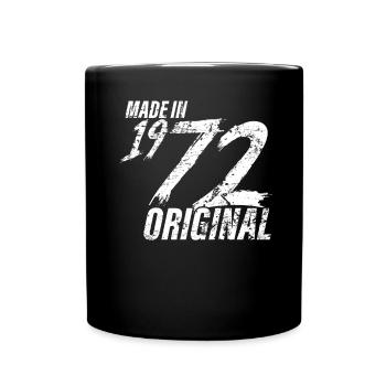 Fait En 1972 Année de naissance 1972 Anniversaire Femmes - Mug uni - noir - Devant