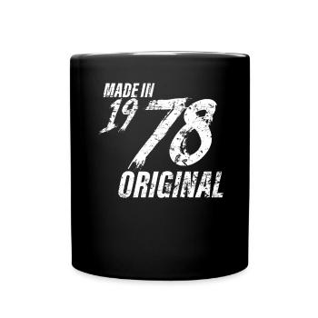 Made In 1978 Year of birth 1978 Birthday Women - Full Colour Mug - black - Front