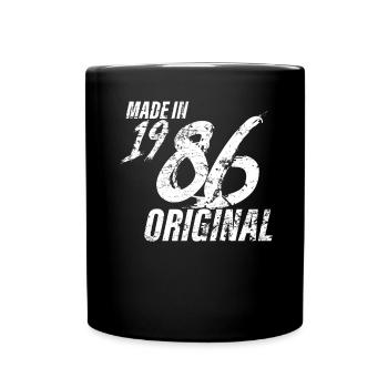 Made In 1986 Year of birth 1986 Birthday Women - Full Colour Mug - black - Front