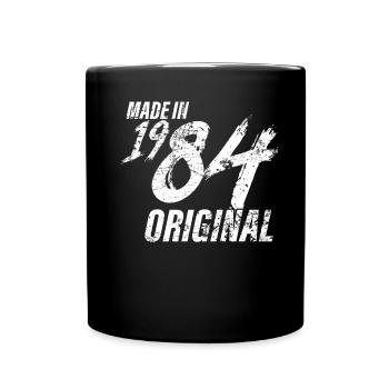 Made in 1984 Year of birth 1984 Birthday Women - Full Colour Mug - black - Front