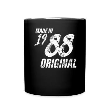 Fait en 1988 Année de naissance 1988 Anniversaire Femmes - Mug uni - noir - Devant
