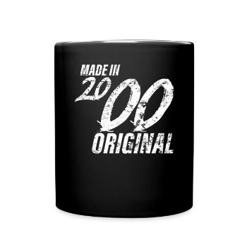 Fabriqué en 2000 Année de naissance 2000 Anniversaire Femmes - Mug uni - noir - Devant