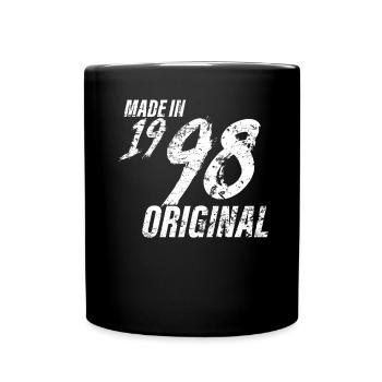 Fait En 1998 Année de naissance 1998 Anniversaire Femmes - Mug uni - noir - Devant