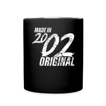 Fait En 2002 Année de naissance 2002 Anniversaire Femmes - Mug uni - noir - Devant