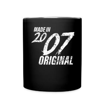 Fait En 2007 Année de naissance 2007 Anniversaire Femmes - Mug uni - noir - Devant